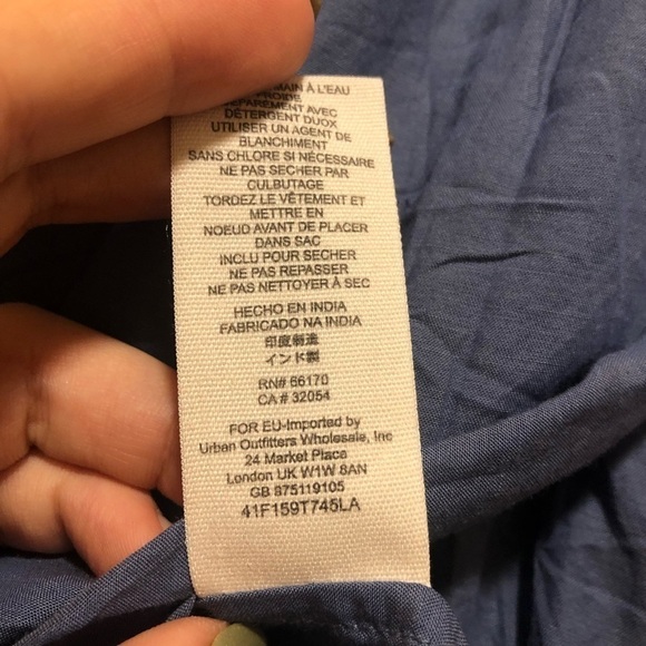 Free People Crochet Button Down Flowy Boho Tank Top Small - Picture 7 of 8